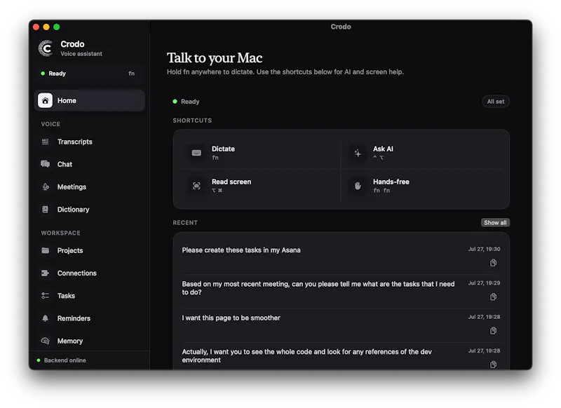 Crodo AI screenshot 1