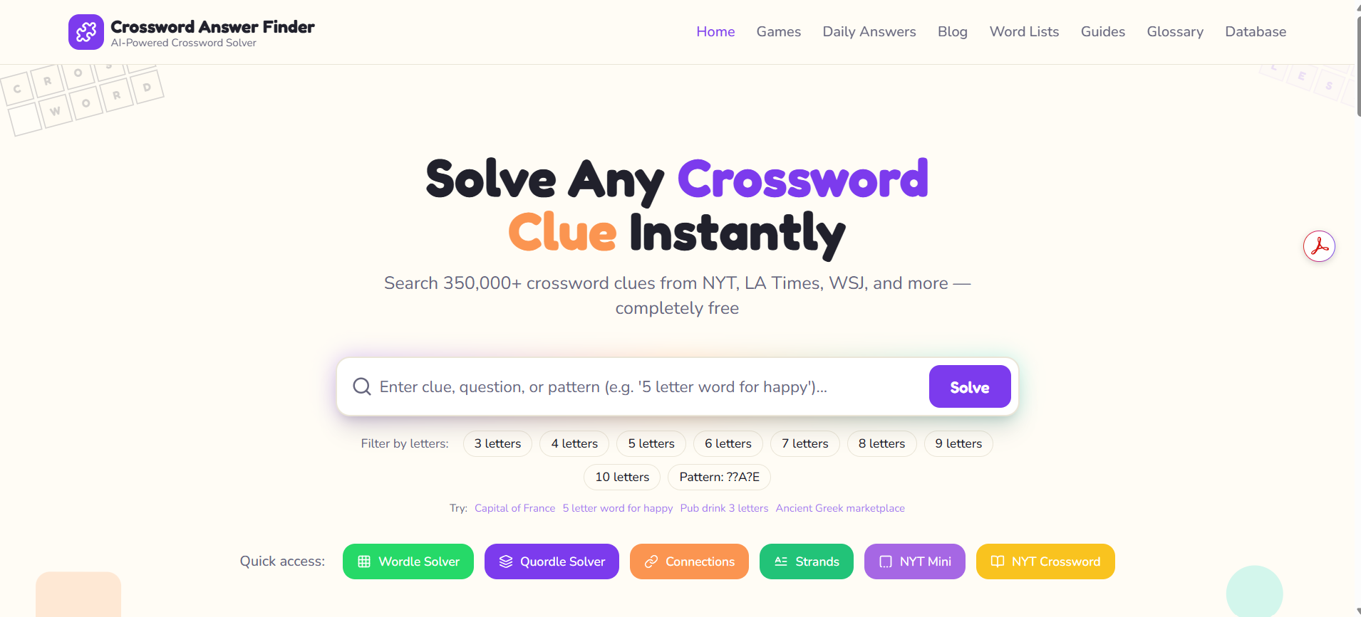 Crossword Answer Finder gallery image
