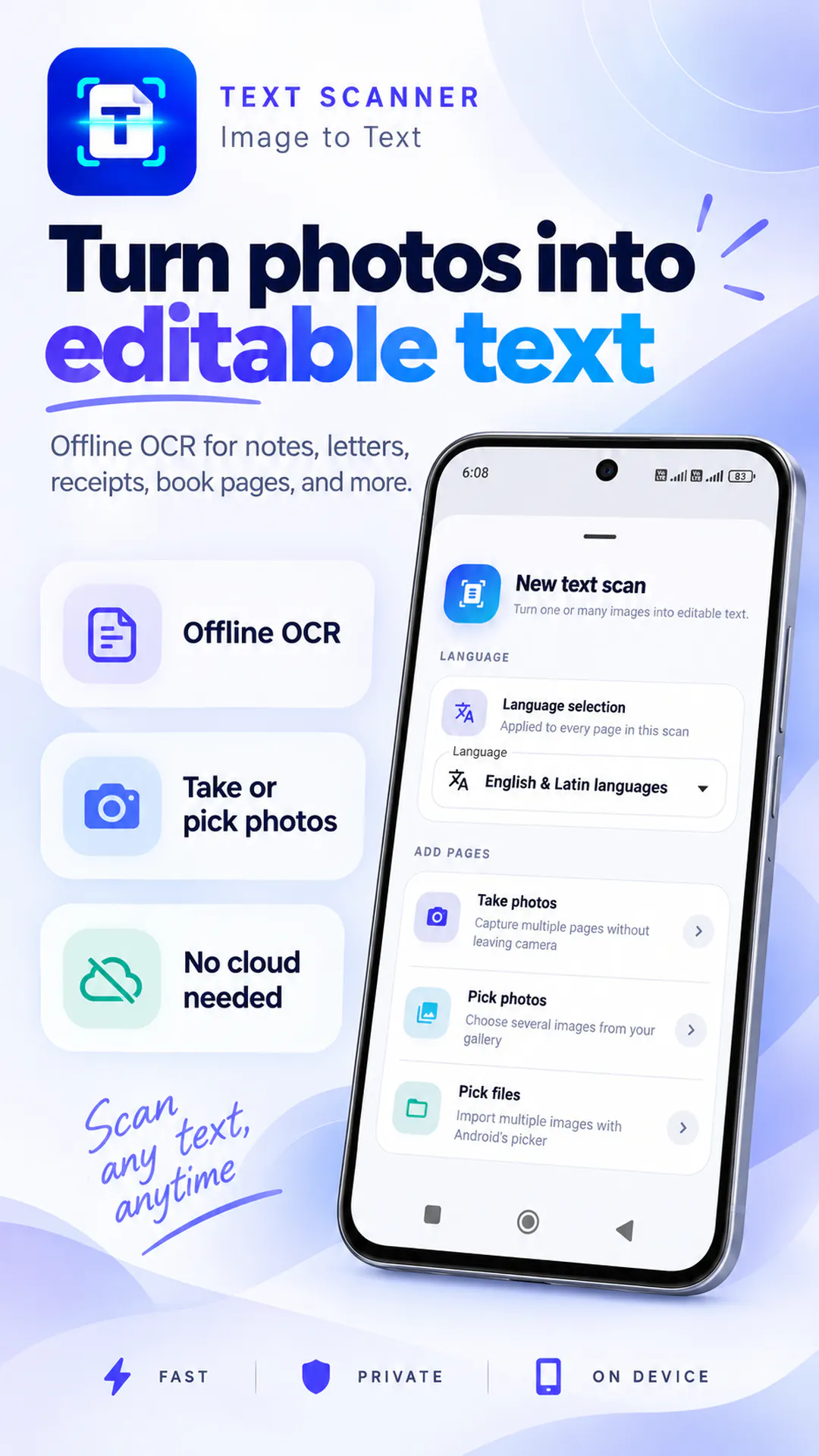 Text Scanner: Image to Text gallery image