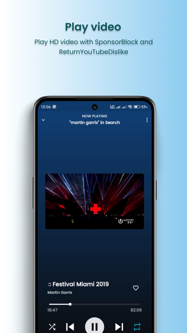 وسائط Simpmusic - عميل موسيقى YouTube foss لنظام Android مع العديد من الميزات 4