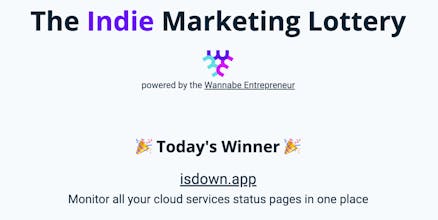 Indie Lottery gallery image