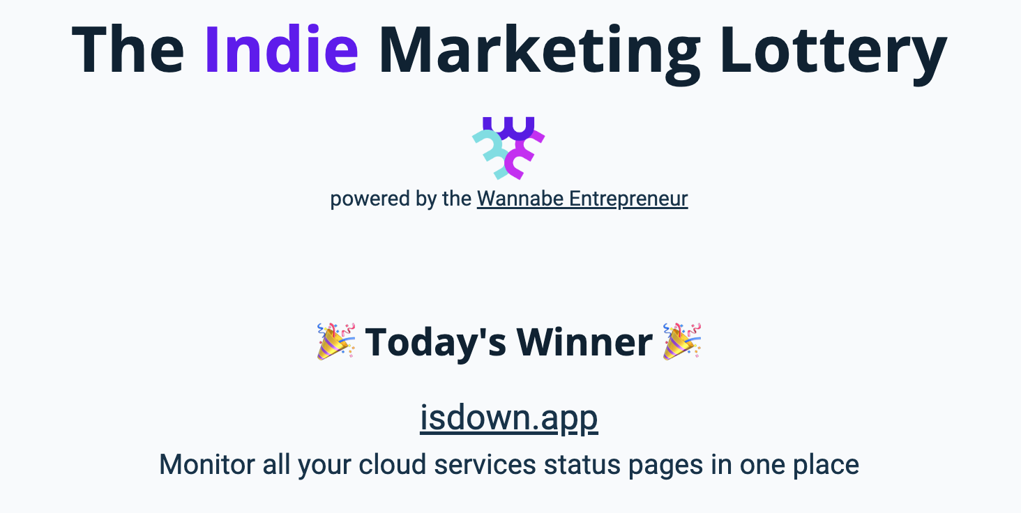 Loteri indie media 1