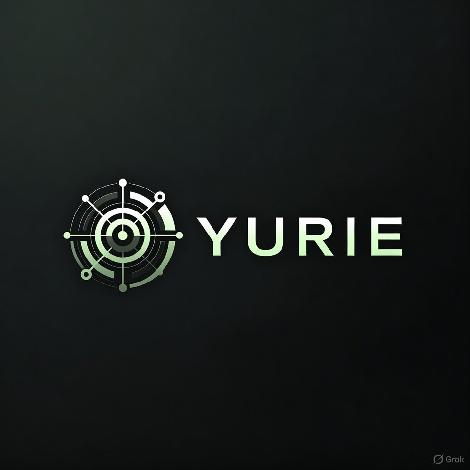 YURIE - Product Hunt launch logo and brand identity