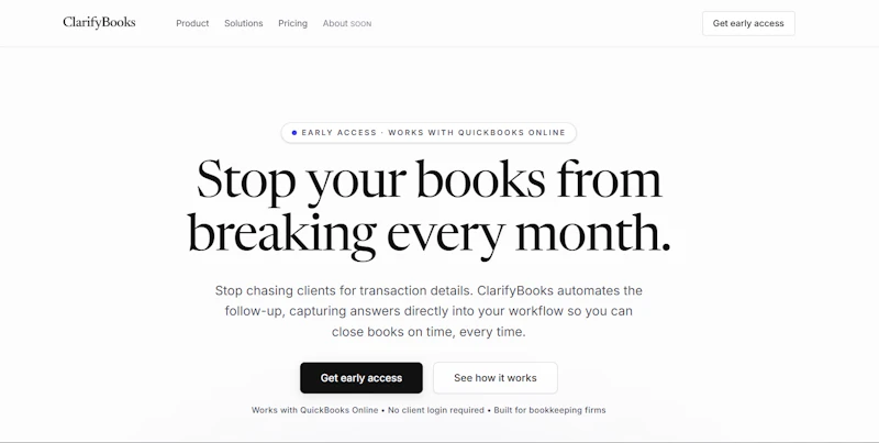 ClarifyBooks screenshot 1