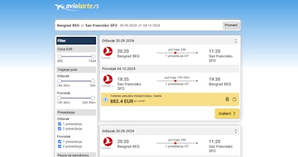 Avio Karte Srbija gallery image