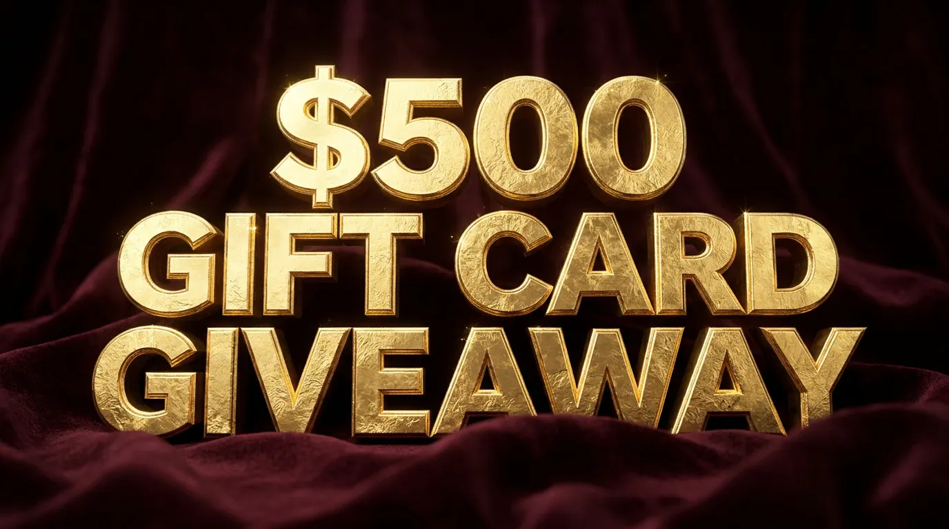 Free Gift Card Giveaway: Win $500, Ends gallery image