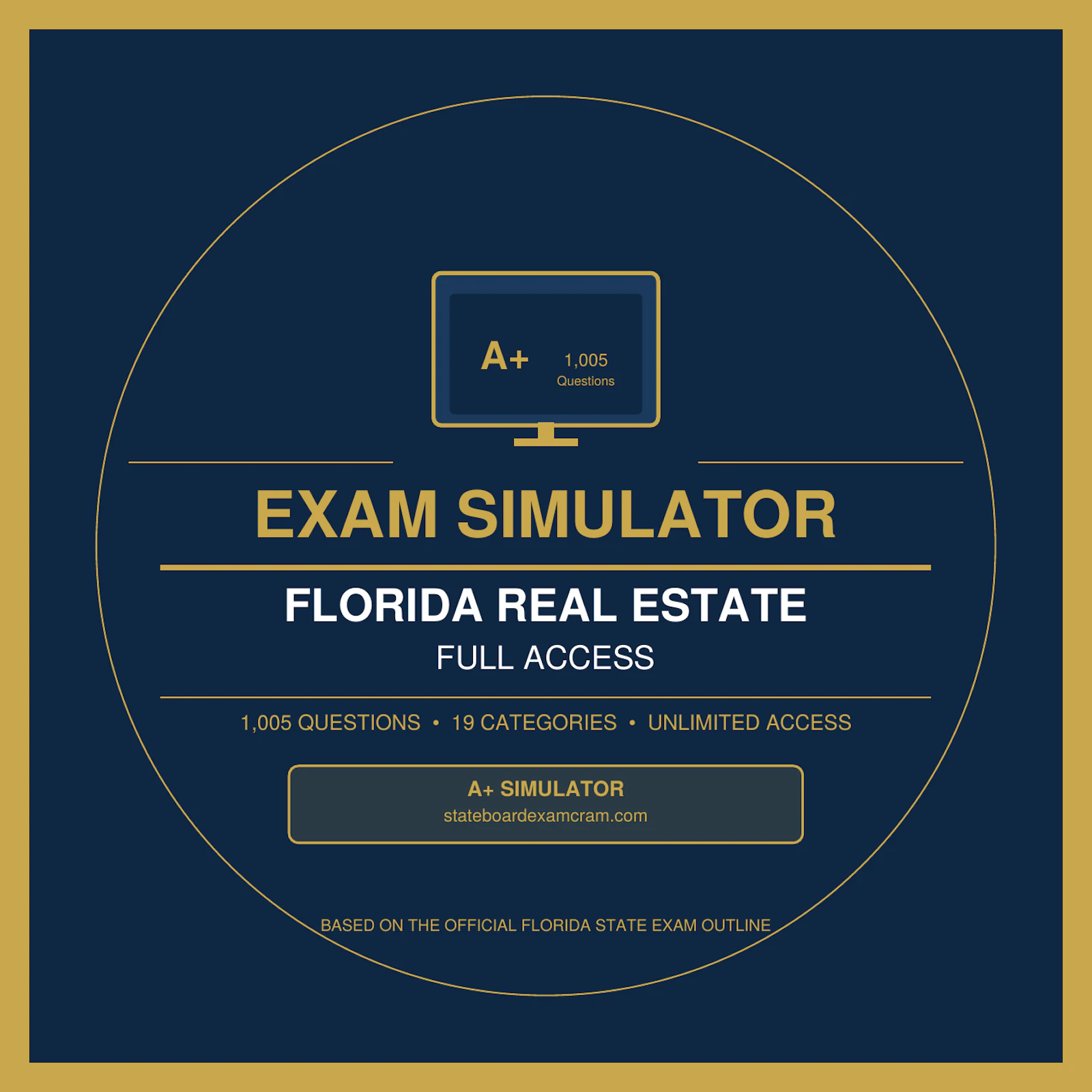 Florida Real Estate Exam Simulator screenshot 1