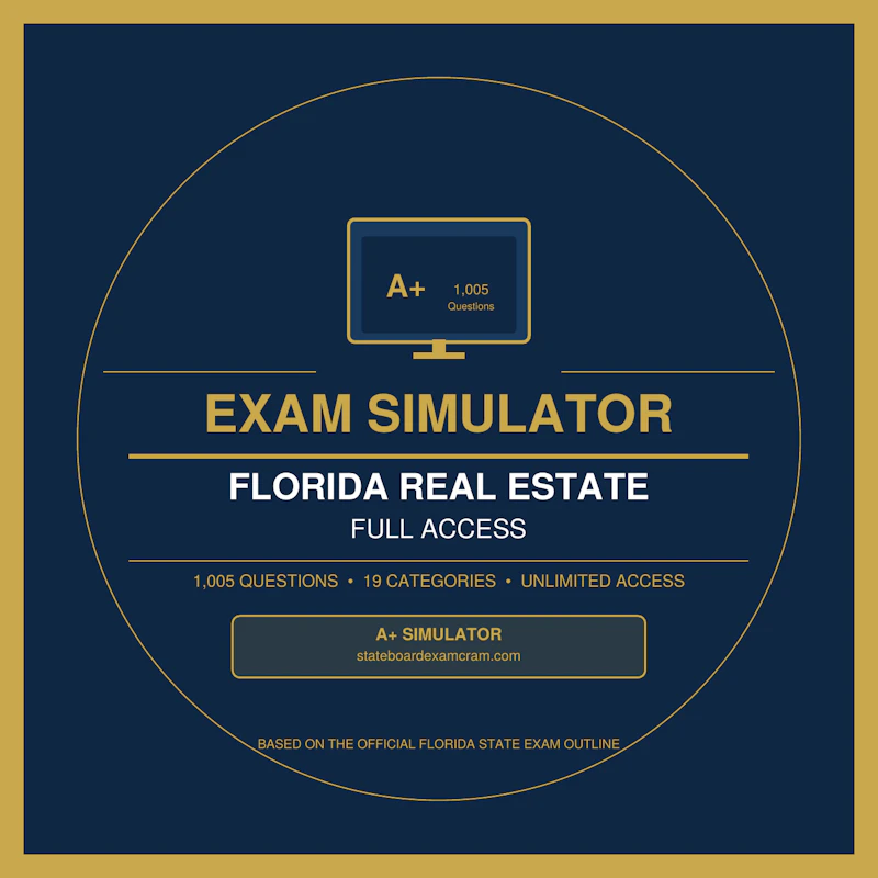 Florida Real Estate Exam Simulator screenshot 1