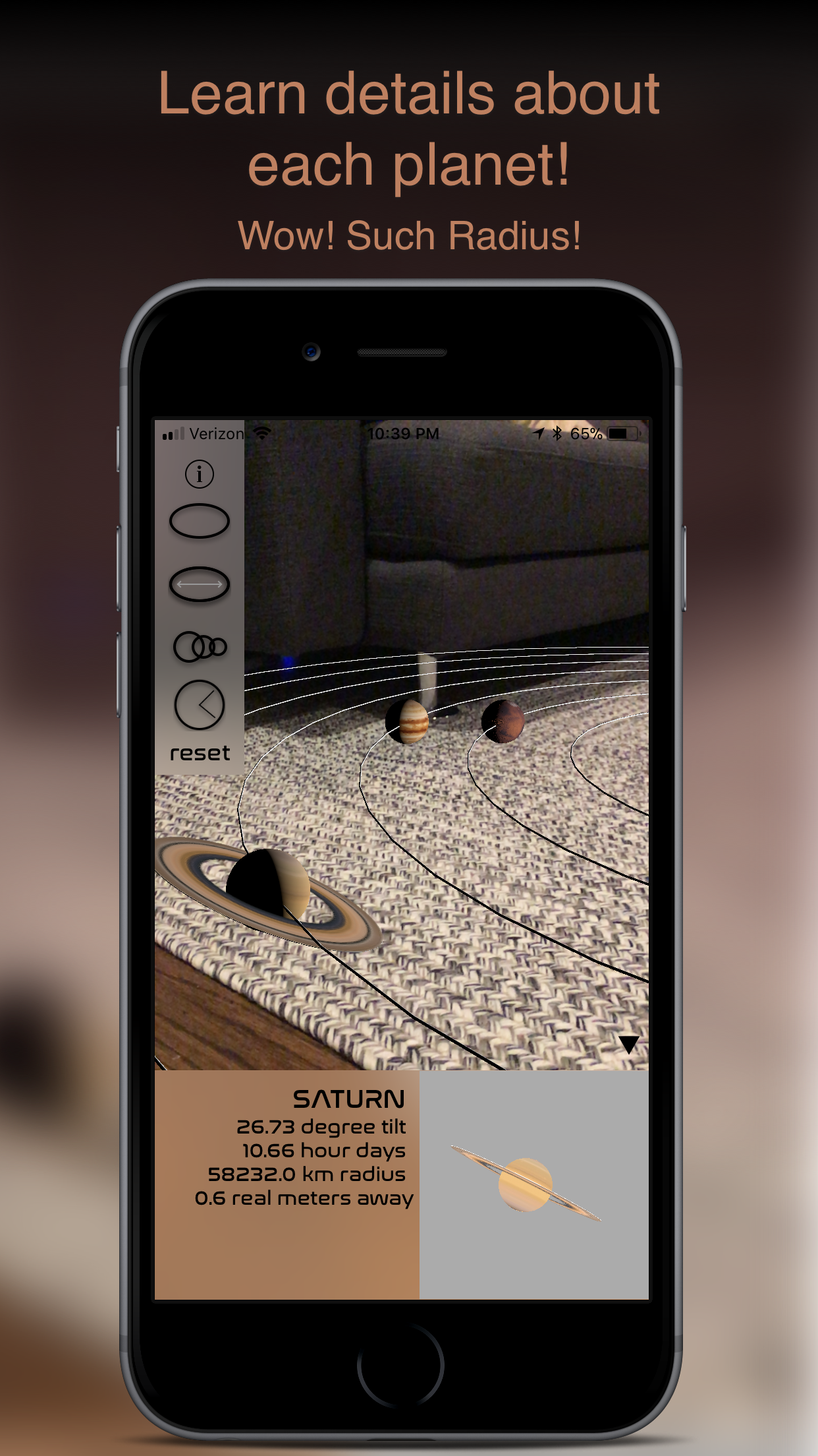 Augmented Reality Solar System gallery image