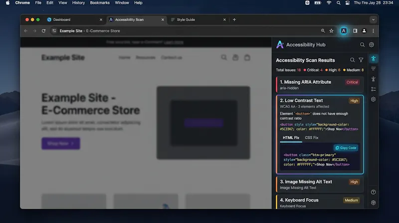 A11yEngine screenshot 1