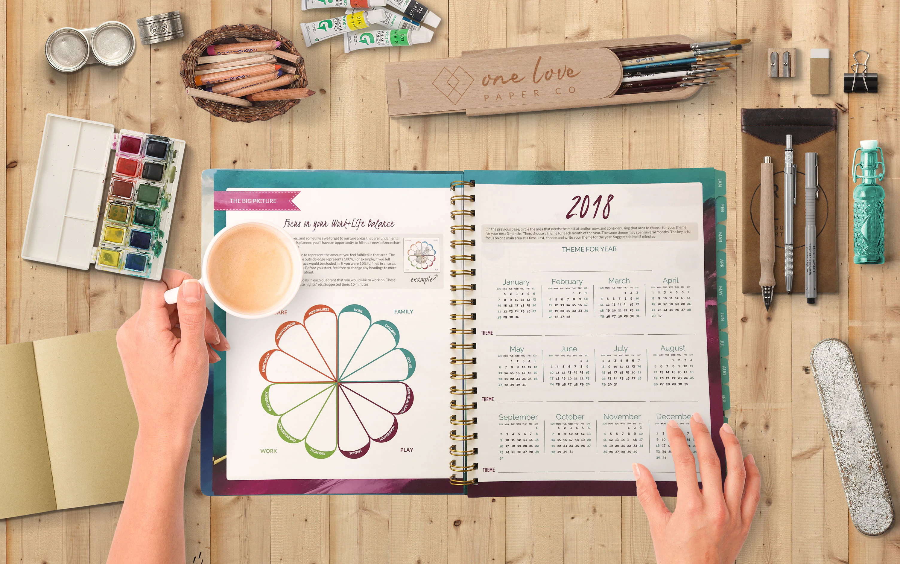 2018 Inspired Year Planner