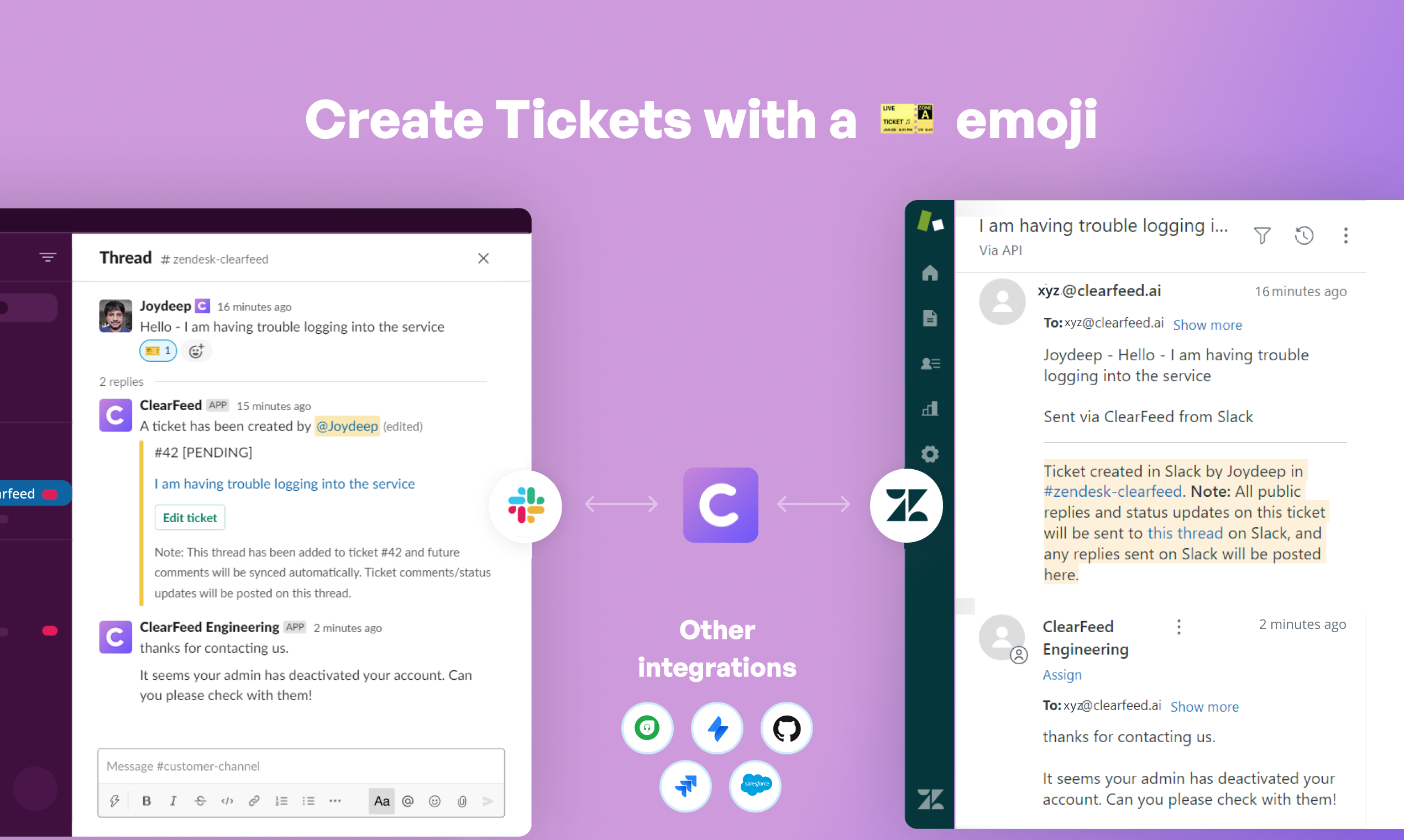 Clearfeed - Преобразовать несколько каналов Slack в общий почтовый ящик медиа 5