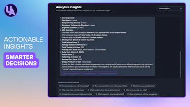 UserAnalytics.AI - AI Analytics Tool gallery image