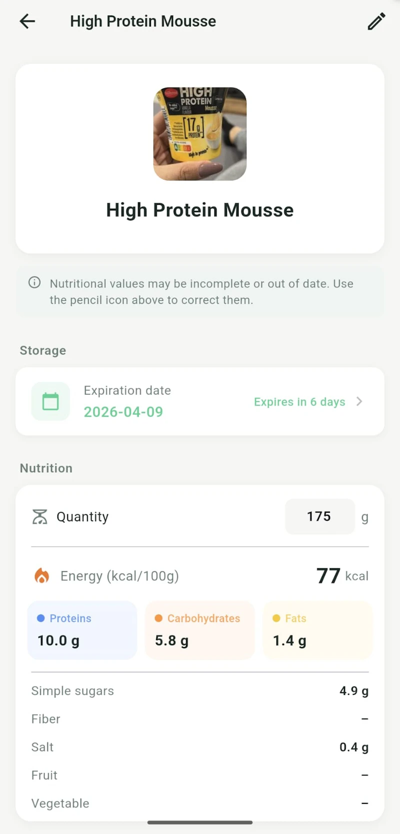 Nutrition Manager screenshot 4