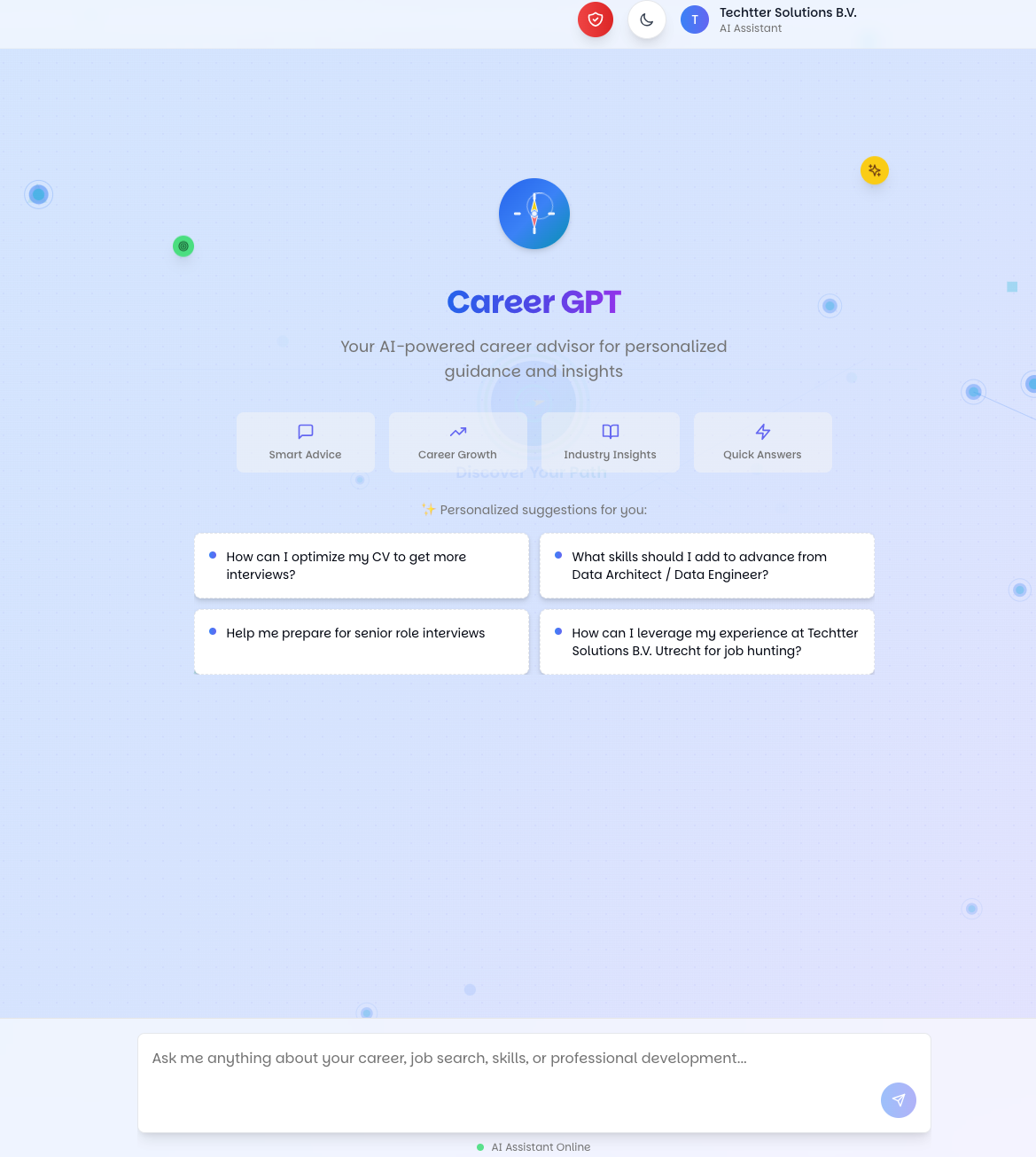 Career Compass AI - Screenshot 4 showing product features and functionality