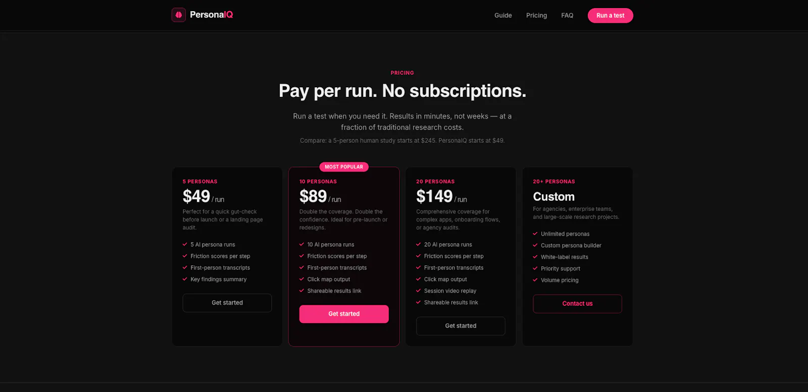 PersonaIQ screenshot 3