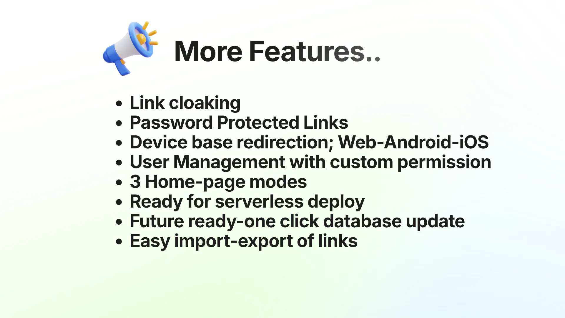Syano - Opensource URL shortener gallery image