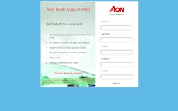 Aon Risk Map media 2