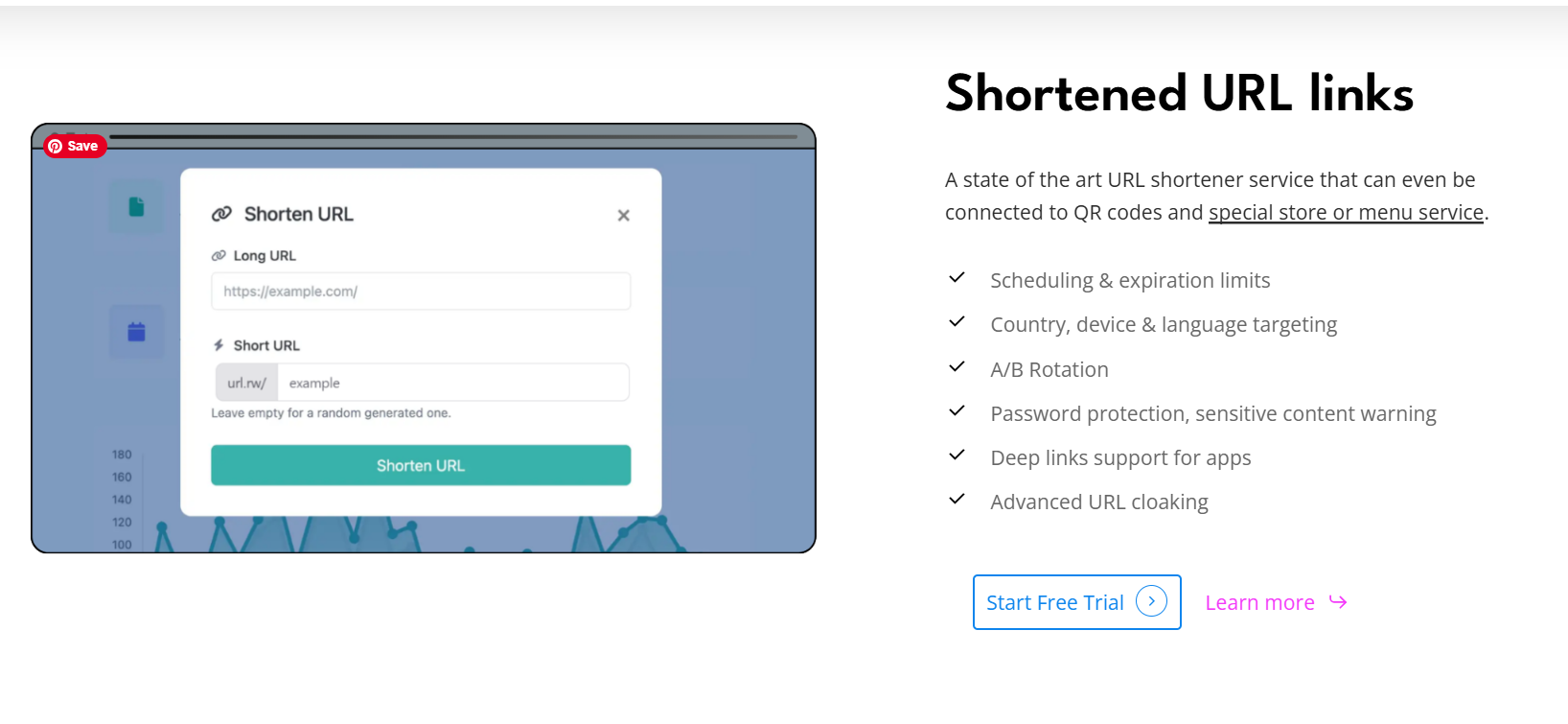 Média URL.rw - Lien gratuit dans Bio, Raccourcisseur d'URL et générateur de code QR 1
