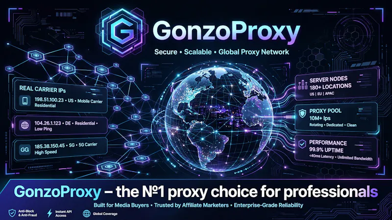 GonzoProxy screenshot 2