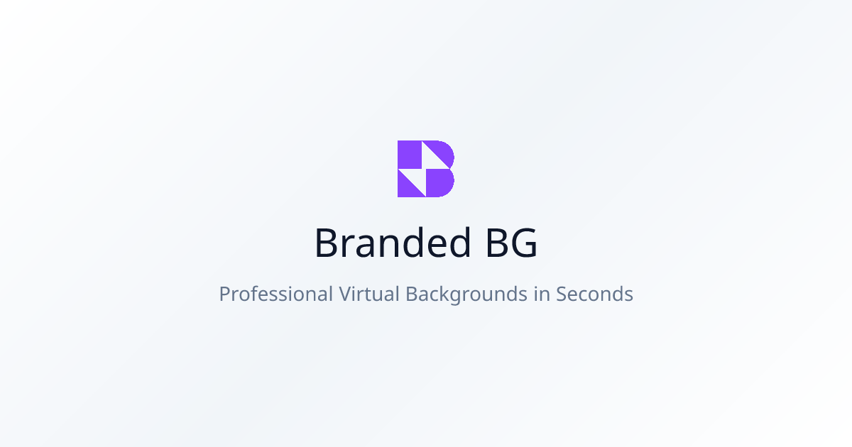 Branded BG - Main product screenshot demonstrating key features and user interface