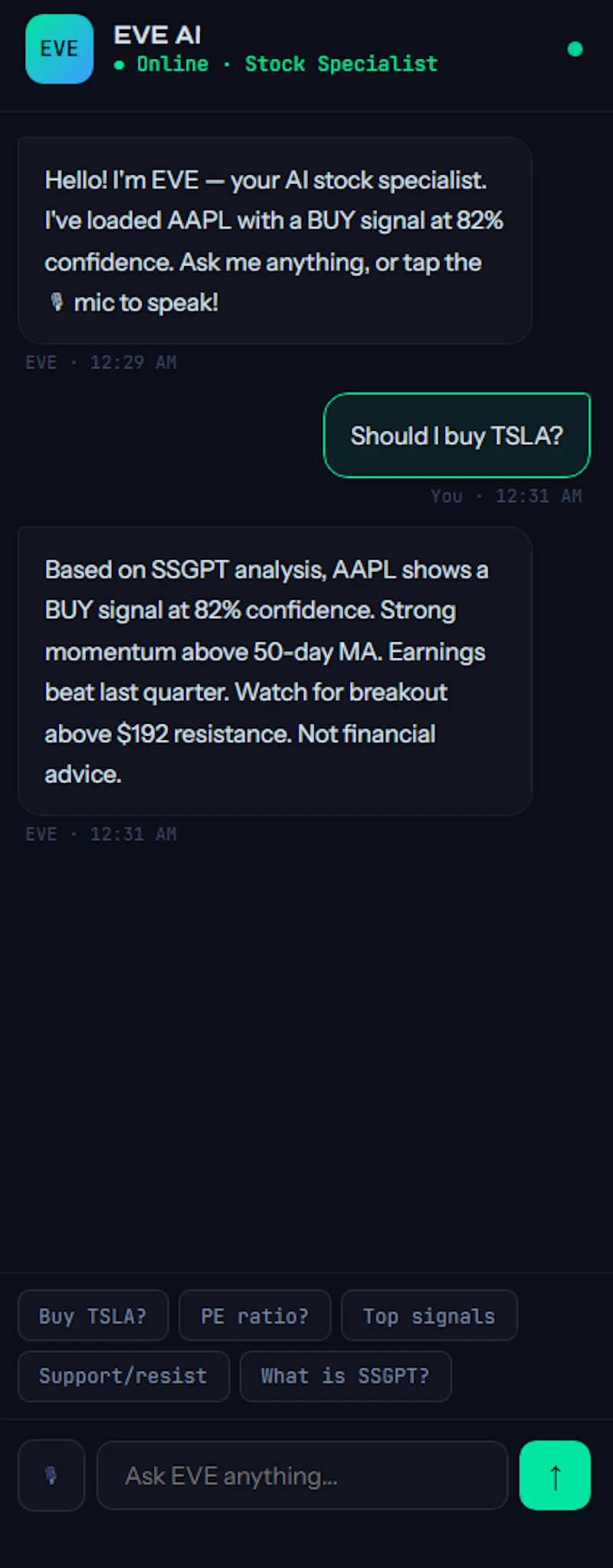 E-VA screenshot 6