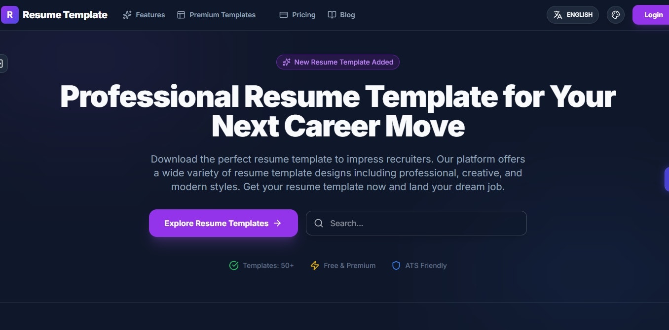 Resume Template gallery image