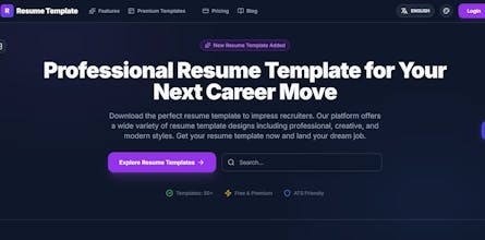 Resume Template gallery image