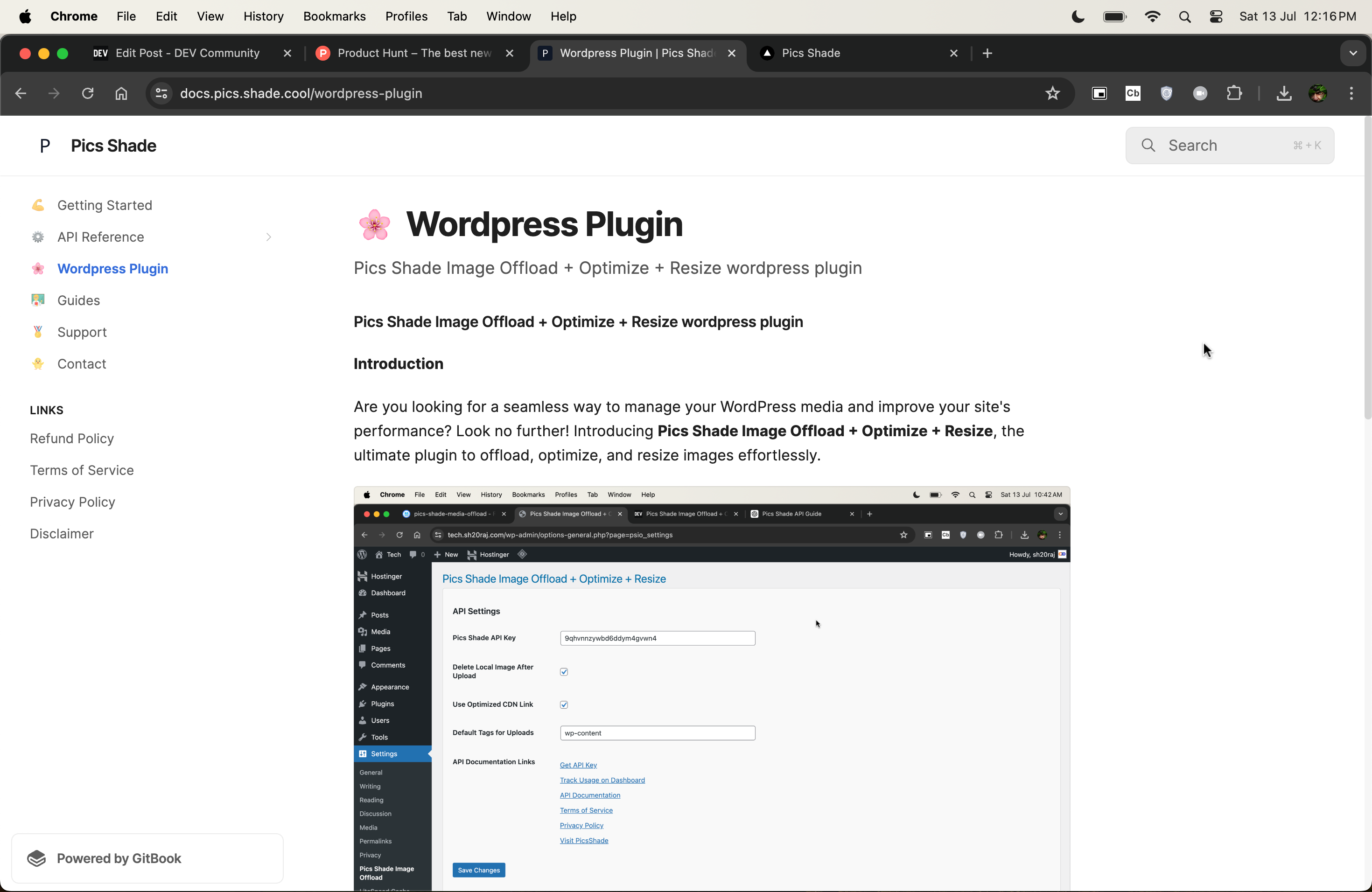 Media Pics Shade WordPress Plugin 5