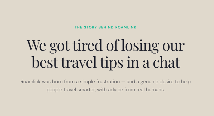 Roamlink — Community Travel Experiences gallery image