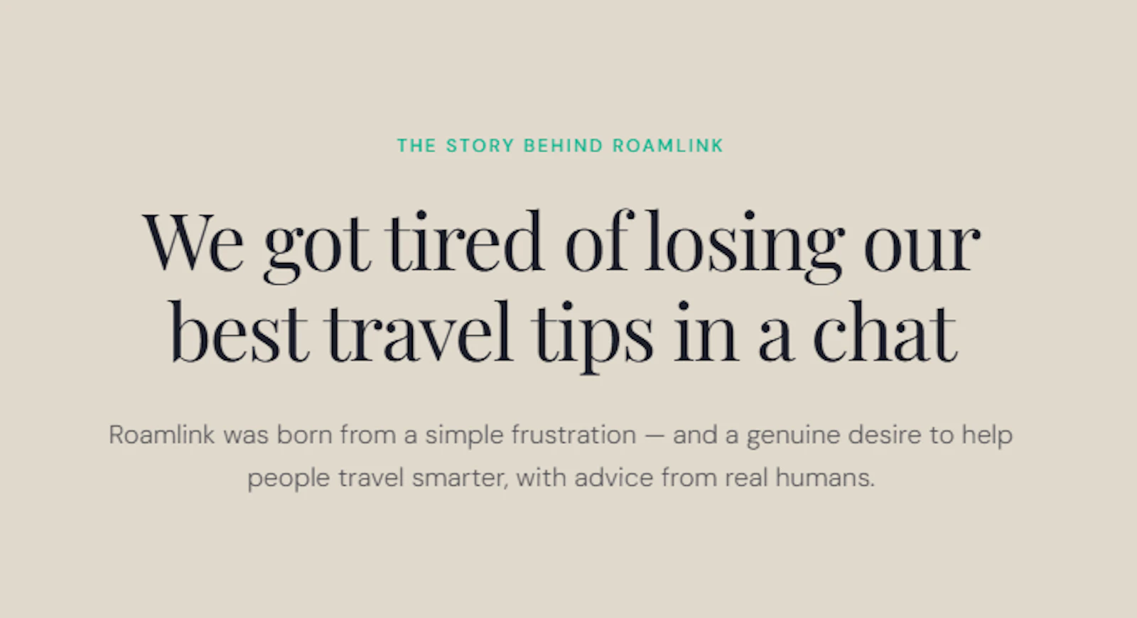 Roamlink — Community Travel Experiences screenshot 3