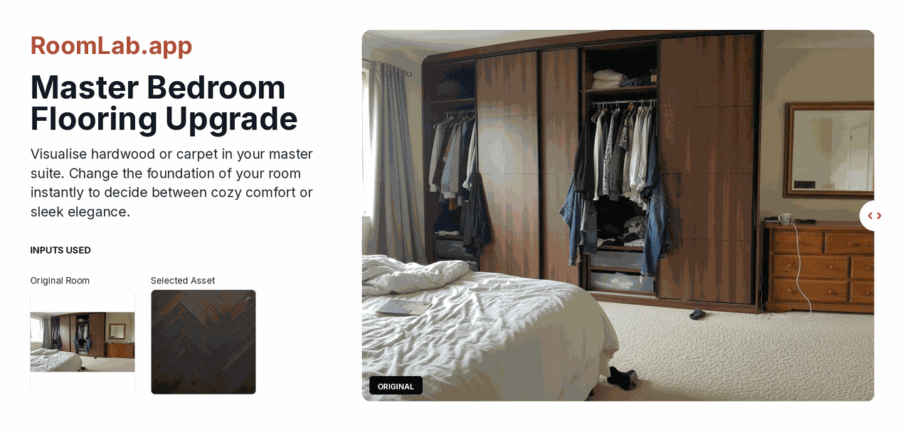 Roomlab.app - Screenshot 2 showing product features and functionality