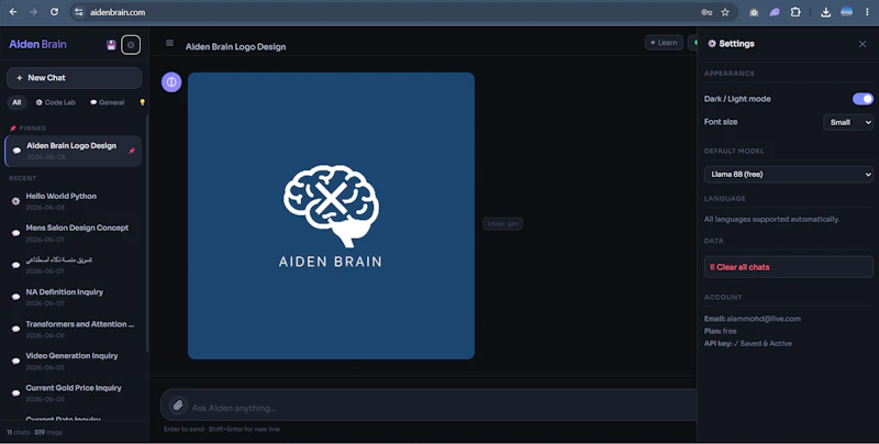Aiden Brain screenshot 4