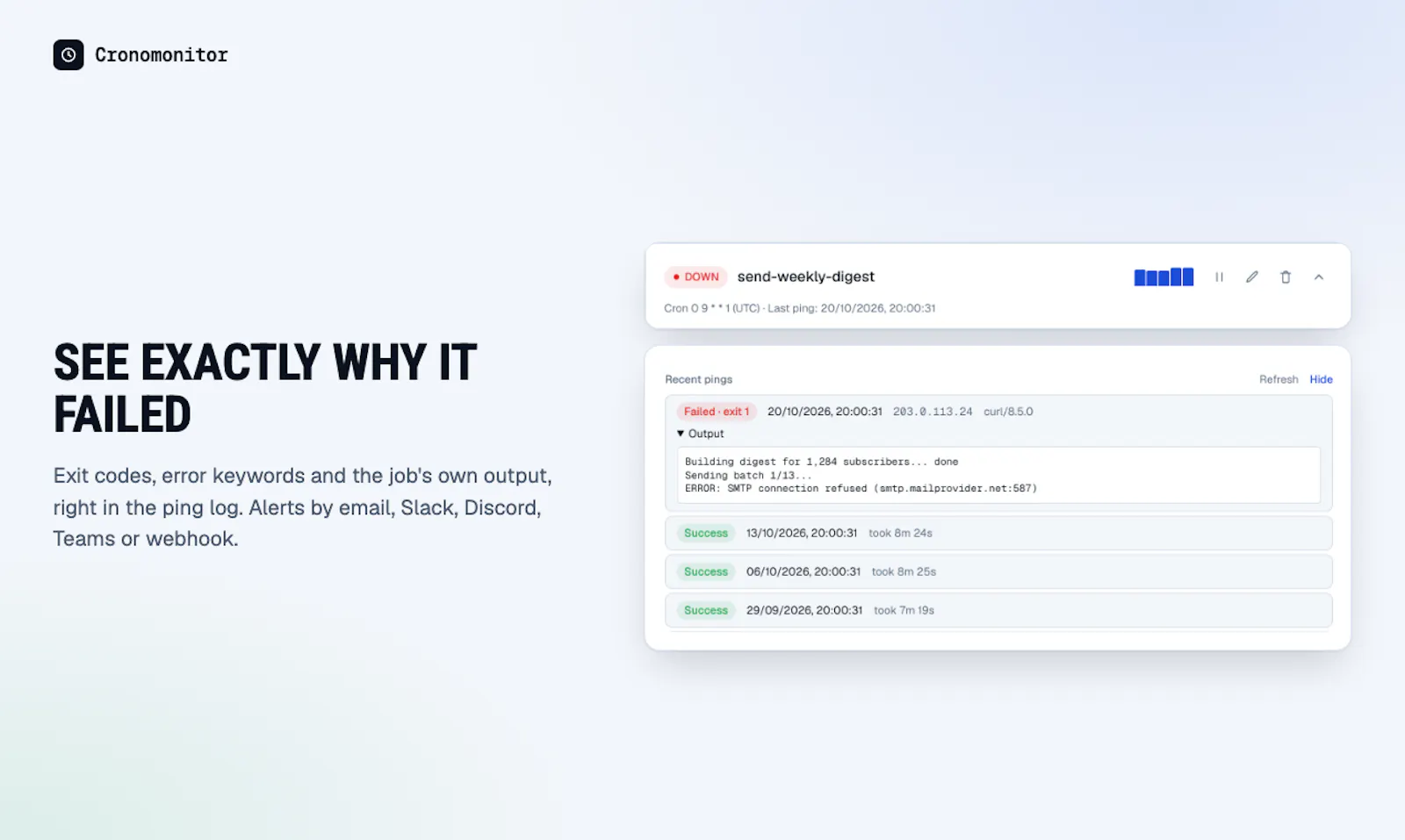 Cronomonitor screenshot 4