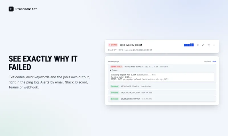 Cronomonitor screenshot 4