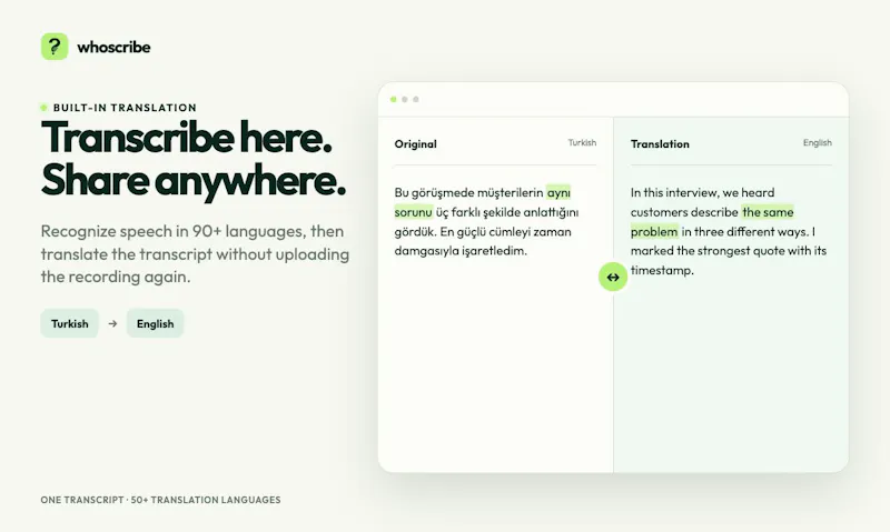 WhoScribe screenshot 4