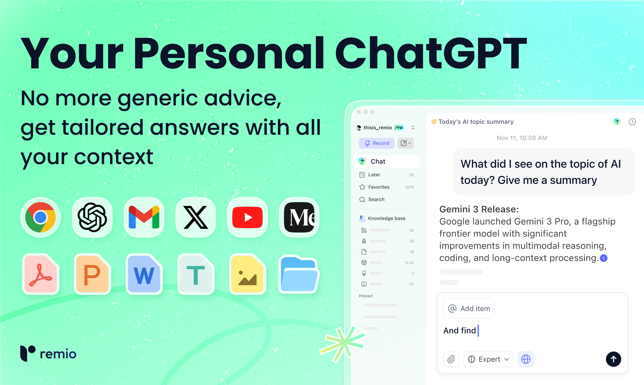 remio - Your Personal ChatGPT gallery image
