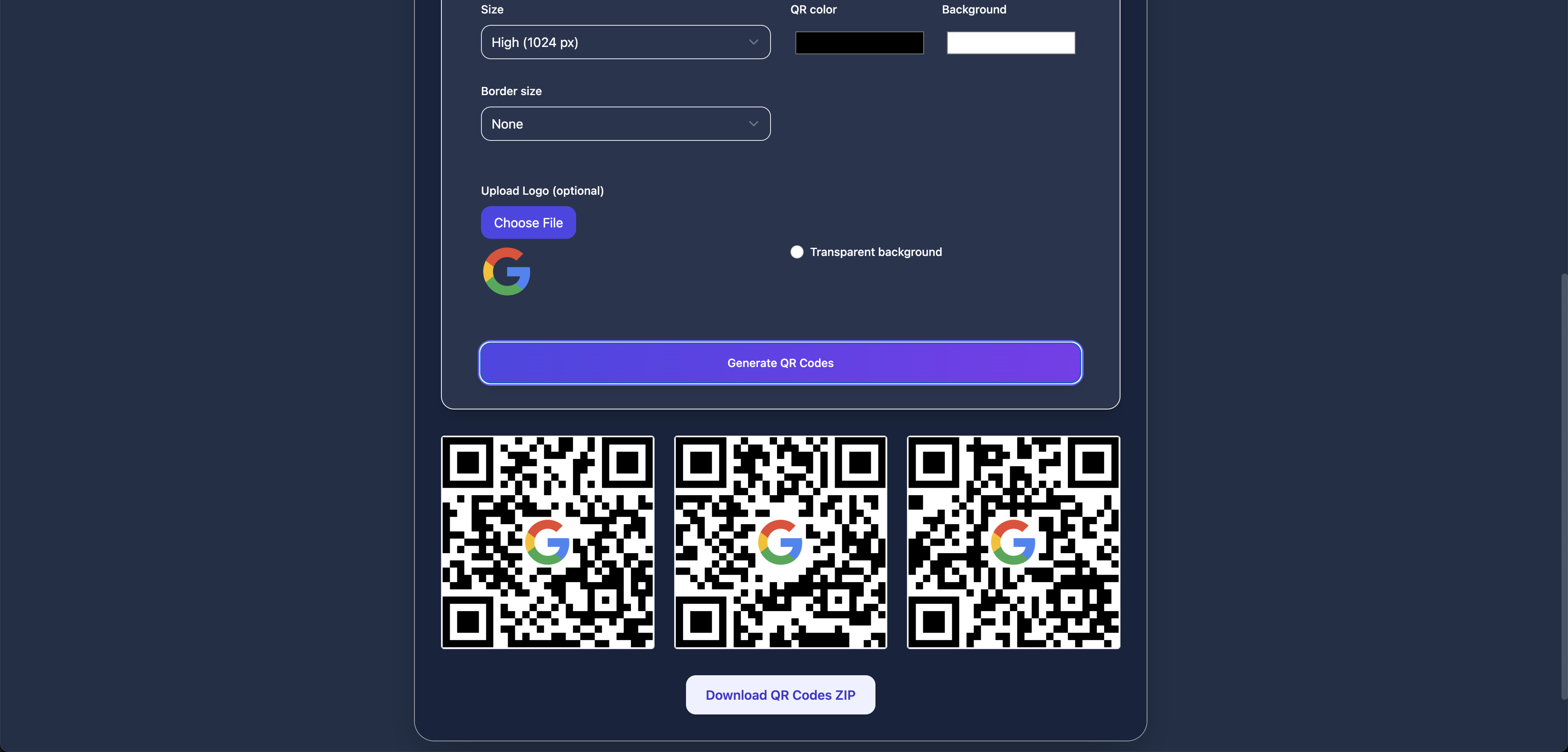 Trình tạo mã QR số lượng lớn media 3