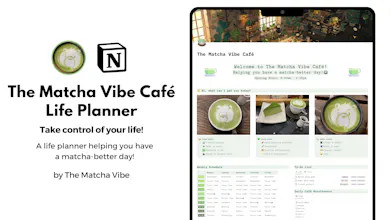 The Matcha Vibe Café - Life Planner! gallery image