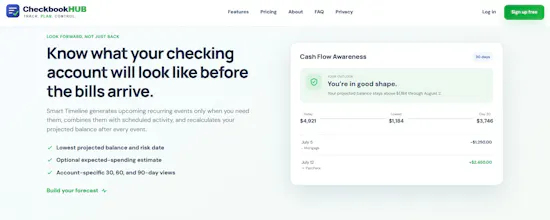 CheckbookHUB · Track. Plan. Control. gallery image