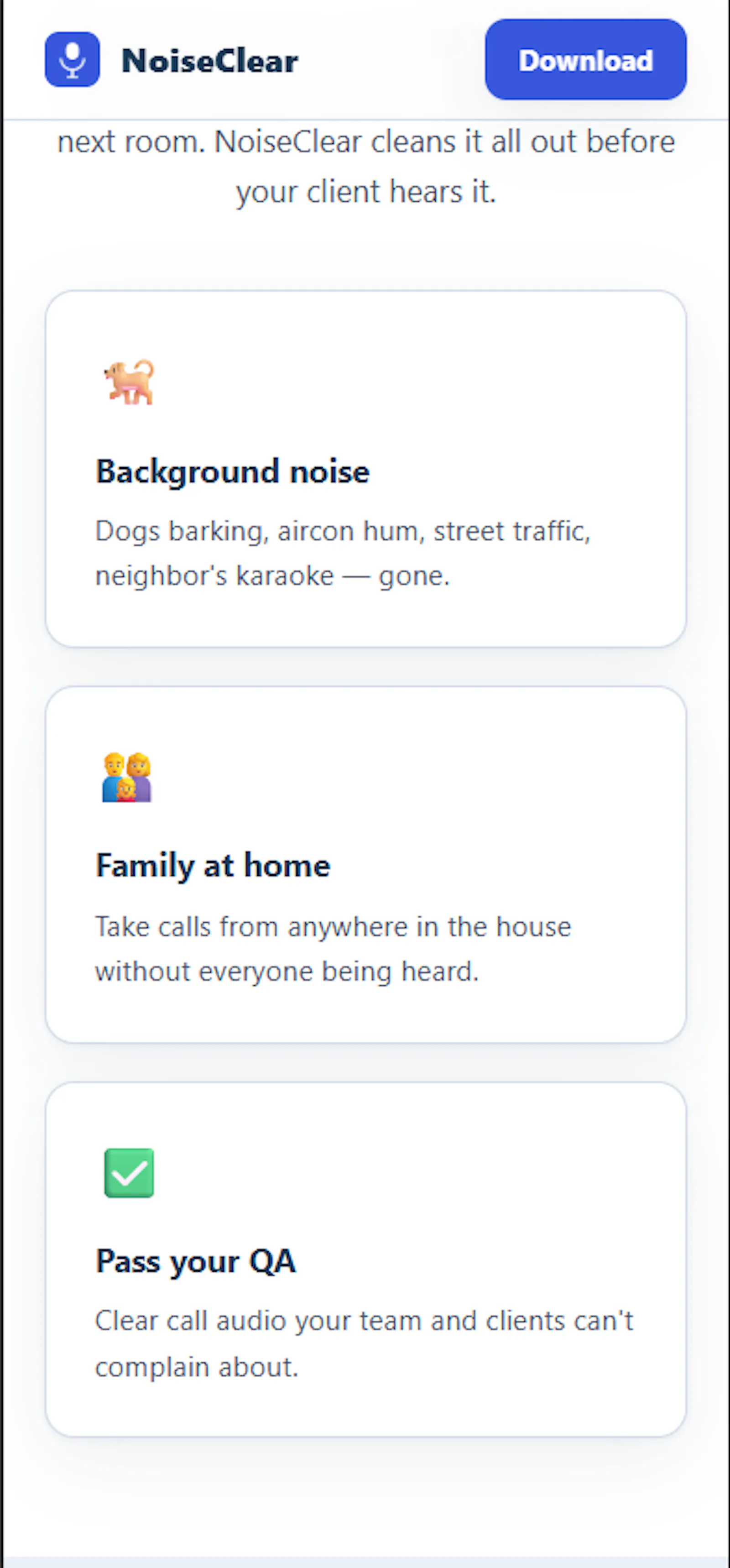 Free noise cancellation for your calls screenshot 4