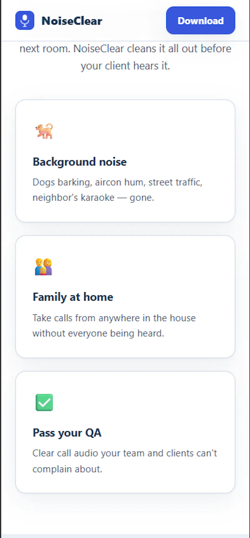 Free noise cancellation for your calls screenshot 4