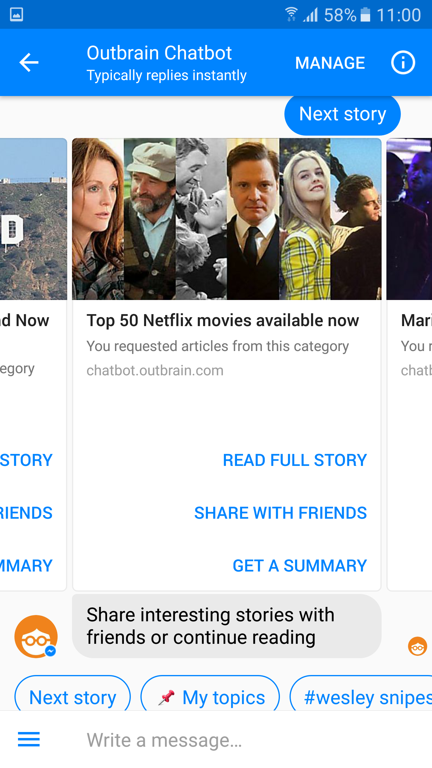 Outbrain News Bot gallery image