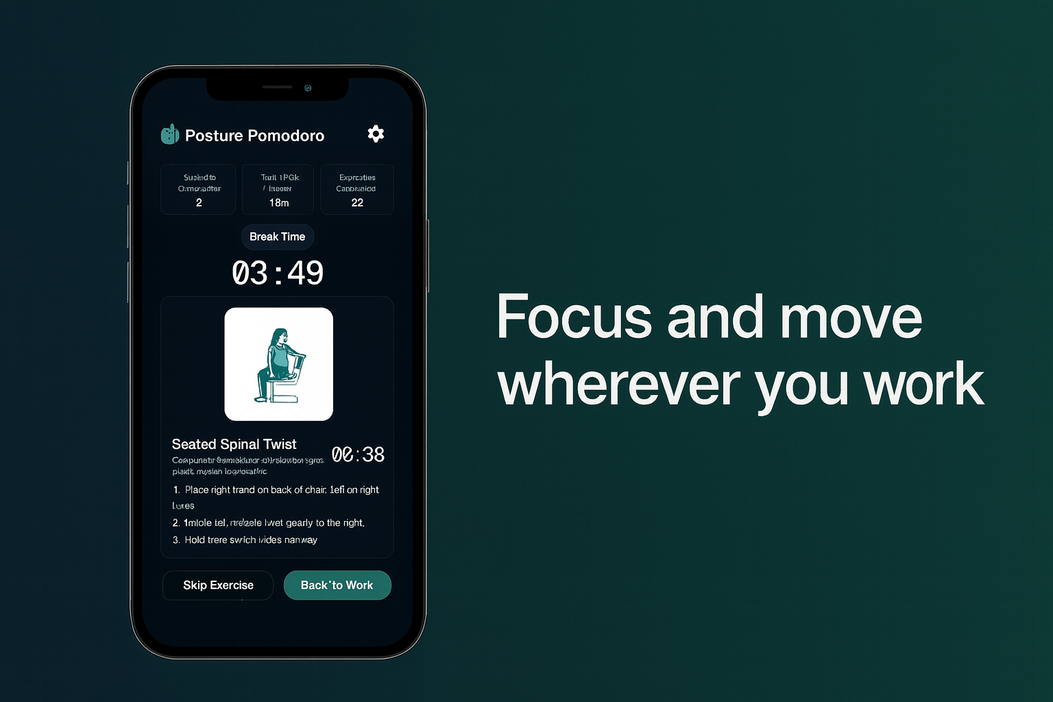 Posture Pomodoro gallery image