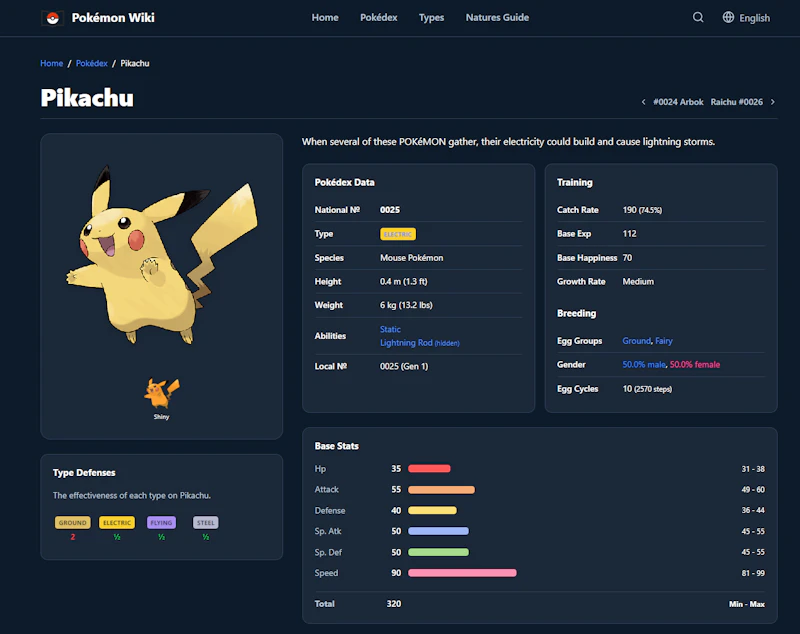 Pokémon Wiki screenshot 3