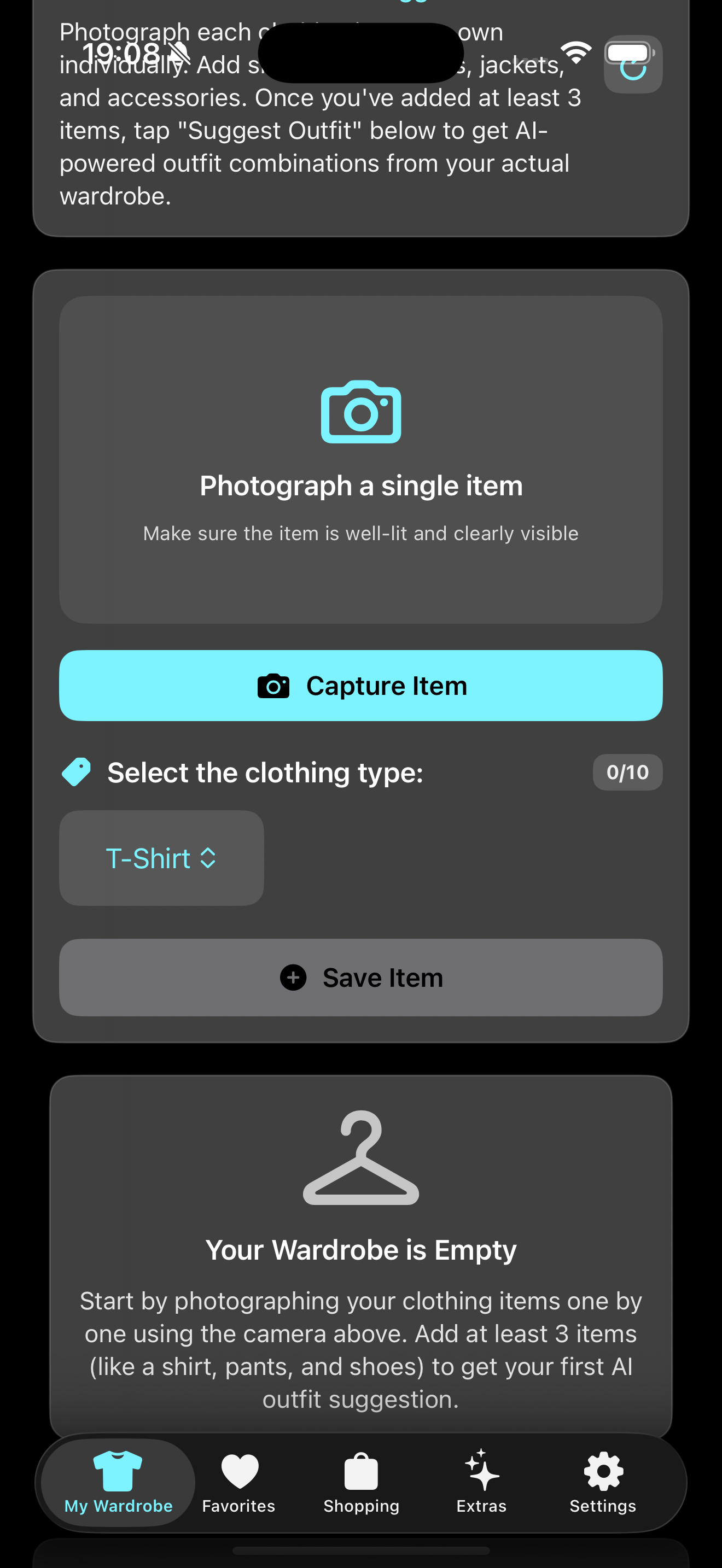 Outfit AI - AI Outfit Planner launched. - Main screenshot showing features and interface