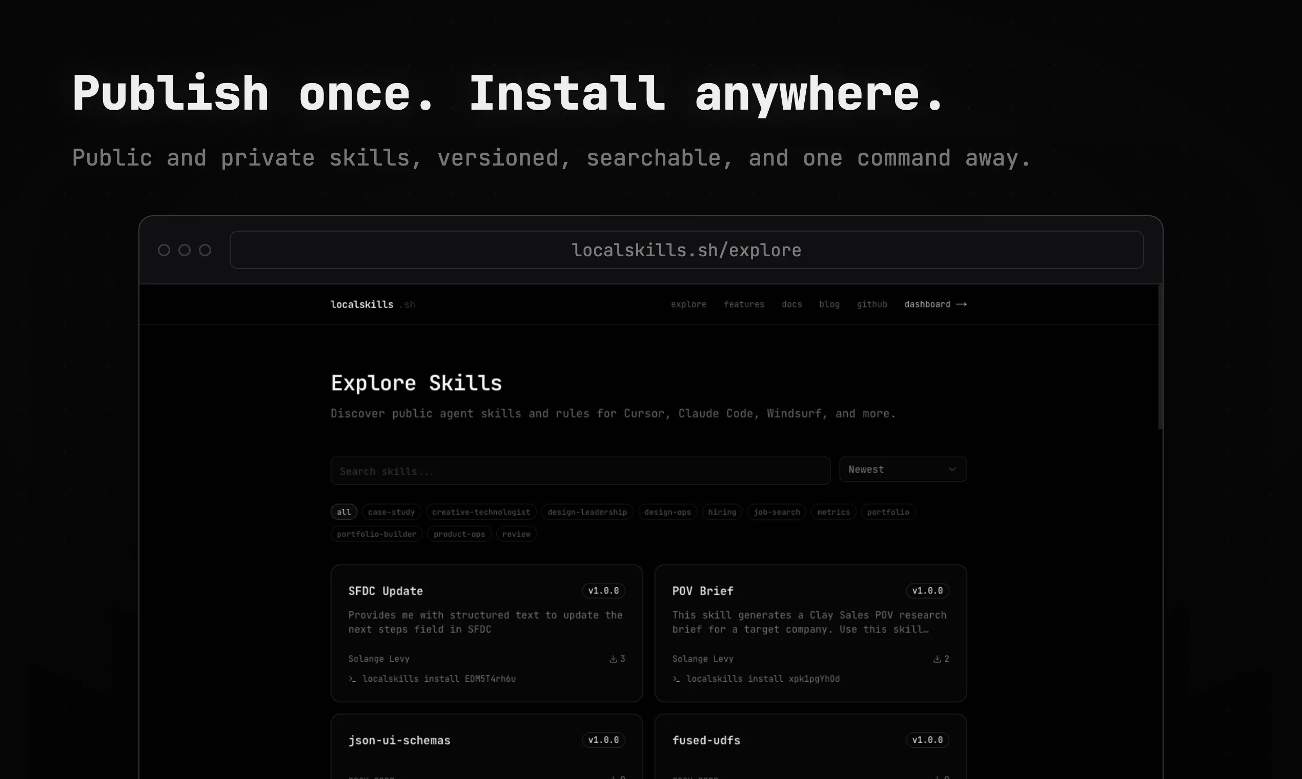 localskills.sh screenshot