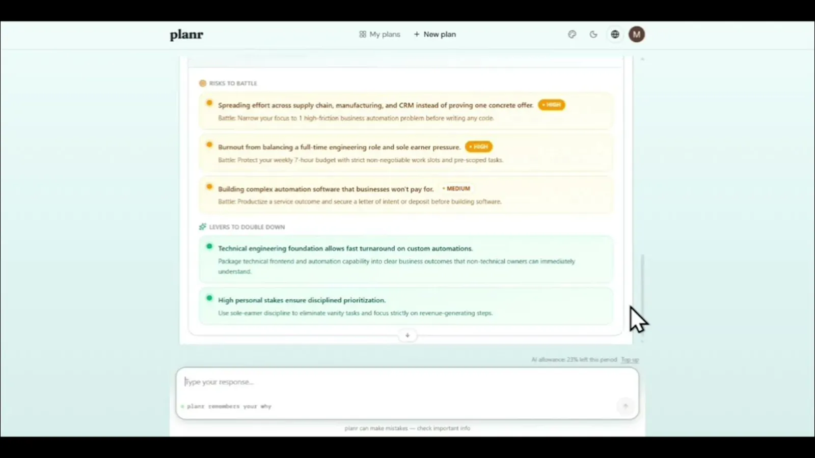 planr screenshot 1 (video preview)