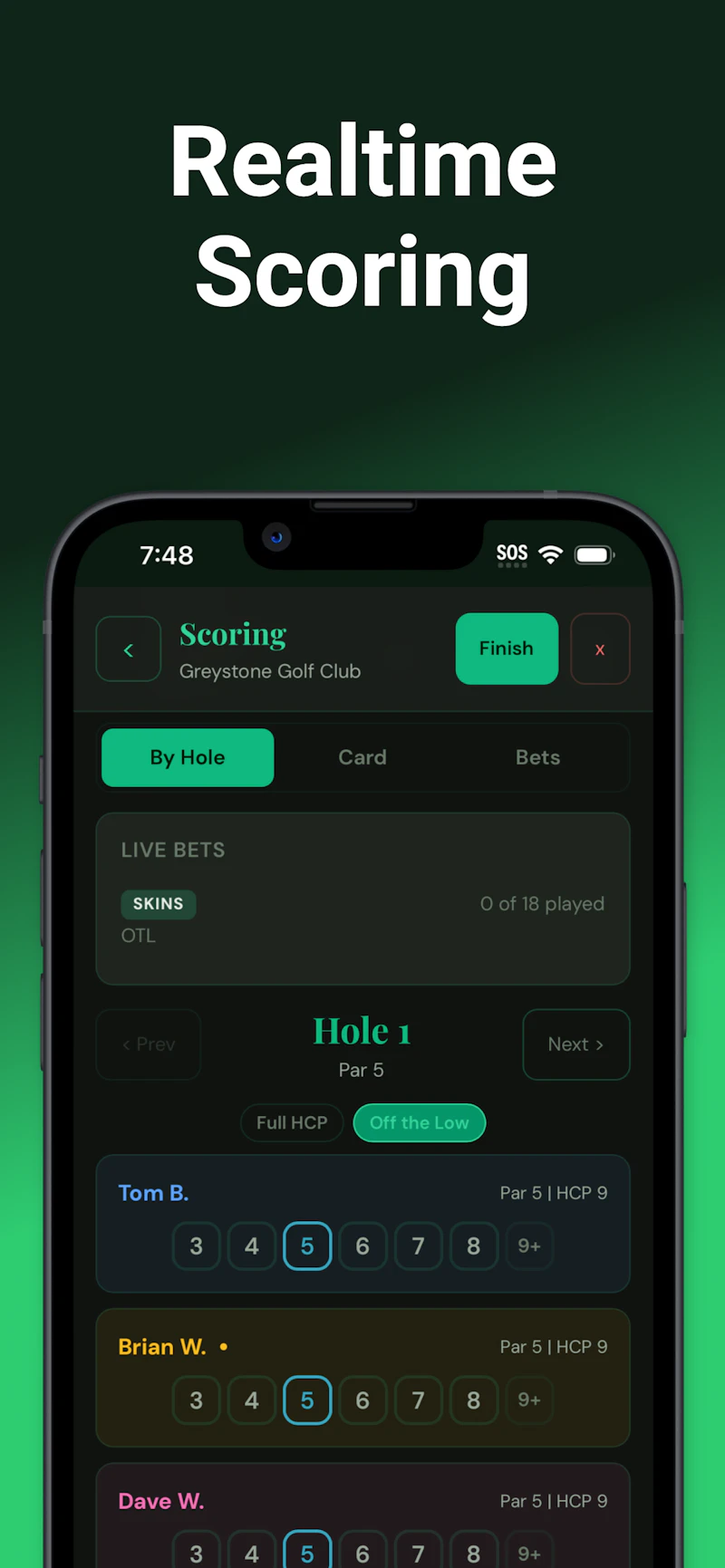 Settle Up Golf screenshot 4