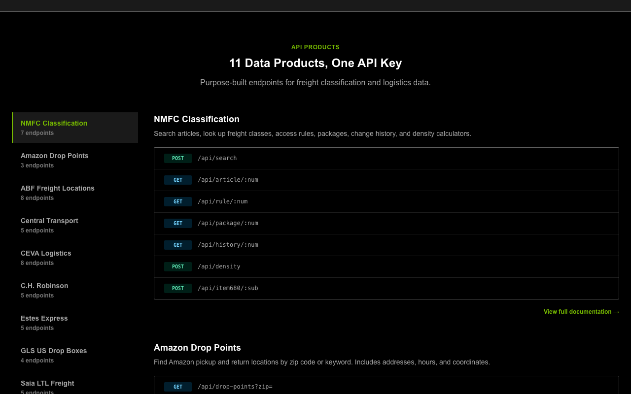 FreightAPIs gallery image